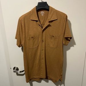 J. Crew Brown Slub Dyed Shirt